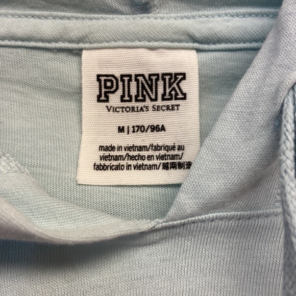 Victoria’s Secret Pink long sleeve tee with hood. - Picture 3 of 4